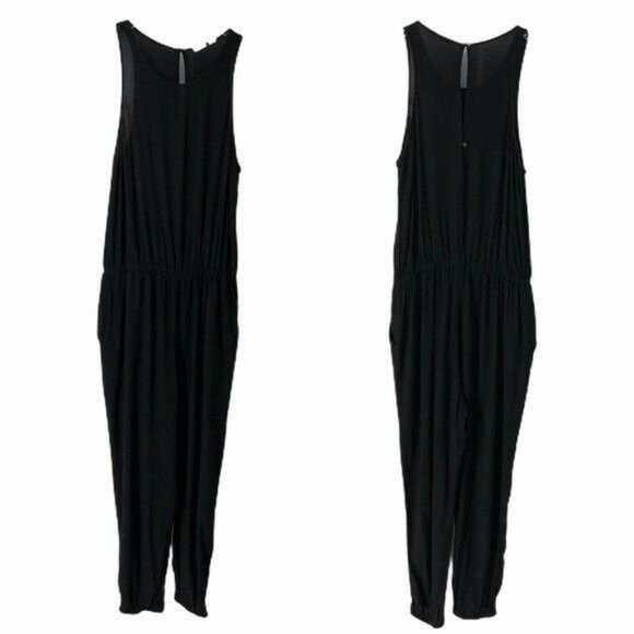 GAP Pants - Gap Tank Jogger Jumpsuit With Pockets Black M